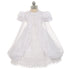 Rain Kids Baby Girls White Crochet Lace Baptism Sheer Cape Dress 6-12M - SophiasStyle.com