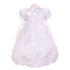 Rain Kids White Puff Sleeve Sequin Pearl Baptism Dress Girls 6M-4T - SophiasStyle.com