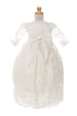 Rain Kids Baby Girls Multi Color 2 Pcs Flower Lace Headband Baptism Dress 3M-3T - SophiasStyle.com