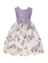 Just Kids Girls Multi Color Floral Print Easter Flower Girl Dress 2T-14 - SophiasStyle.com