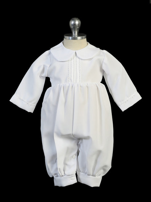 Baby Boys White Sotana Priest's Cassock Pope Style Christening Outfit 6-24M - SophiasStyle.com