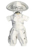 Tip Top Kids Little Boys White Virgin Mary Mini Charro Baptism Outfit Newborn-4 - SophiasStyle.com