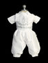 Tip Top Kids Little Boys White Virgin Mary Mini Charro Baptism Outfit Newborn-4 - SophiasStyle.com