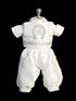 Tip Top Kids Little Boys White Horse Shoe Mini Charro Baptism Outfit Newborn-4 - SophiasStyle.com
