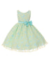Big Girls Multi Color Butterfly Burnout Organza Plus Size Dress 14.5-20.5 - SophiasStyle.com