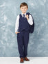 Stylish Slim Fit 5 Pieces Jacket Vest Pants Suit for Boys, Sizes 2T-7 - SophiasStyle.com