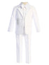 Tip Top Kids Little Boys White Mi Bautizo Christening Baptism Suit 5-7 - SophiasStyle.com