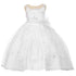 Rainkids Little Girls White Organza Virgin Mary Embroidery Baptism Dress 2-6 - SophiasStyle.com