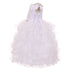 Rainkids Little Girls White Ruffles Virgin Mary Embroidery Baptism Dress 2-6 - SophiasStyle.com