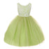 Kids Dream Little Girls Green Lace Tulle Sleeveless Easter Dress 2-6 - SophiasStyle.com