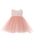 Kids Dream Baby Girls Dusty Rose Lace Illusion Tulle Flower Girl Dress 6-24M - SophiasStyle.com