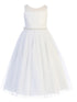 Kids Dream Big Girls White Lace Sweetheart Illusion Communion Dress 8-18 - SophiasStyle.com