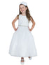 Kids Dream Girls Multi Colors Triangle Cut-Out Back Flower Girl Dress 2-14 - SophiasStyle.com