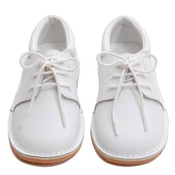 Toddler Little Boys White Oxford Dress Shoes Size 5-2 - SophiasStyle.com