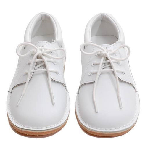 Toddler Little Boys White Oxford Dress Shoes Size 5-2 - SophiasStyle.com