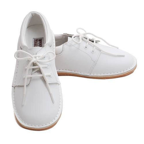 Toddler Little Boys White Oxford Dress Shoes Size 5-2 - SophiasStyle.com