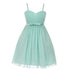 Little Girls Jade Sequin Bead Chiffon Flower Girl Dress 4-6 - SophiasStyle.com