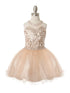 Girls Multi Color Illusion Neck Rhinestone Party Junior Bridesmaid Dress 4-16 - SophiasStyle.com