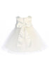 Kids Dream Baby Girls Off White Floral Trim Princess Ballgown 6-24 Months - SophiasStyle.com