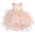 Baby Girls Blush Hi-Low Multi Level Ruffle Tutu Flower Girl Dress 6-24M - SophiasStyle.com