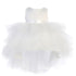 Baby Girls White Hi-Low Multi Level Ruffle Tutu Flower Girl Dress 6-24M - SophiasStyle.com