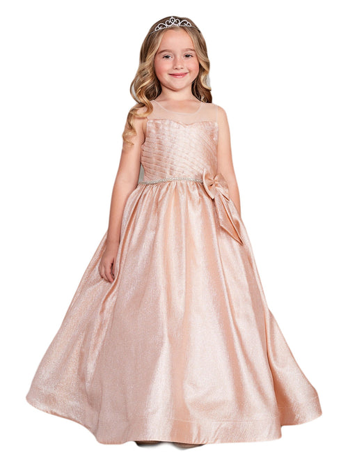 Girls Multi Color Glitter Rhinestone Junior Bridesmaid Dress 2-16 - SophiasStyle.com