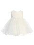 Baby Girls Multi Color Organza Satin Flower Bow Flower Girl Easter Dress 0M-24M - SophiasStyle.com