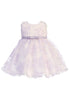 Baby Girls Multi Color Organza Satin Flower Bow Flower Girl Easter Dress 0M-24M - SophiasStyle.com