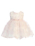 Baby Girls Multi Color Organza Satin Flower Bow Flower Girl Easter Dress 0M-24M - SophiasStyle.com