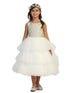 Girls Multi Color Metallic Glitter Layered Tulle Junior Bridesmaid 2-12 - SophiasStyle.com