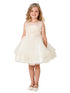 Girls Multi Color Illusion Neck Lace Tulle Overlay Junior Bridesmaid Dress 2-12 - SophiasStyle.com