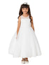 Girls Multi Color Lace Bodice Illusion Neck Tulle Junior Bridesmaid 2-14 - SophiasStyle.com