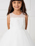 Girls Multi Color Lace Bodice Illusion Neck Tulle Junior Bridesmaid 2-14 - SophiasStyle.com