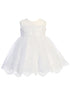Baby Girls Multi Color Lace Illusion Neck Flower Girl Dress 6M-24M - SophiasStyle.com