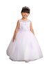 Tip Top Kids Girls Illusion Sweetheart Neckline Lace Special Occasion Dress, Sizes 2-18 - SophiasStyle.com