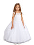 Tip Top Kids Girls Sequin Applique Shoulder Accent Special Occasion Dress, Sizes 2-16 - SophiasStyle.com