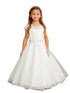 Tip Top Kids Girls Glitter Tulle Rhinestone Pearl Special Occasion Dress, Sizes 2-16 - SophiasStyle.com