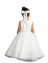 Tip Top Kids Girls Lace Pearl Sash Special Occasion Dress, Sizes 2-16 - SophiasStyle.com