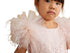 Tip Top Kids Girls Mesh Sleeve Dress with Beaded Lace Overlay Bodice and Layered Skirt, Sizes 6 Months-12 - SophiasStyle.com