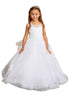Tip Top Kids Girls Lace Sparkling Glitter Tulle Special Occasion Dress, Sizes 2-16 - SophiasStyle.com