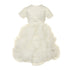 Cinderella Couture Little Girls White Ruffled Bolero Communion Dress 4-6 - SophiasStyle.com
