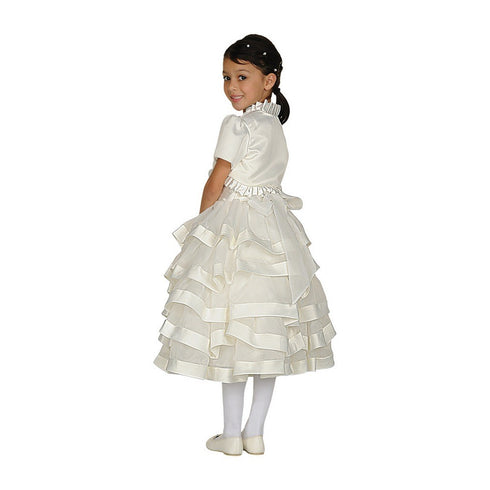 Cinderella Couture Girls Organza Satin Bolero Communion Dress 4-14 - SophiasStyle.com