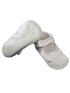 Baby Girls White Satin Celtic Cross Rosette Christening Shoes 0-4 Baby - SophiasStyle.com