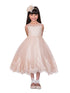 Kids Dream Little Girls Vintage Rose Lace Applique Tulle Flower Girl Dress 2-6 - SophiasStyle.com