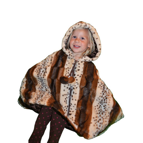 Little Girls Tiger Lilly Faux Poncho 1T-6 - SophiasStyle.com