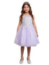 Big Girls Lilac Gold Lace Rhinestone Wired Tulle Junior Bridesmaid Dress 8-18 - SophiasStyle.com