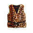 Big Girls Brown Leopard Faux Vest 7-12 - SophiasStyle.com