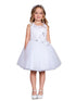 Girls Multi Color Lace Rhinestone Sash Pageant Dress 2-18 - SophiasStyle.com