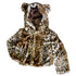 Little Girls Brown Leopard Critter Ears Button Faux Hooded Jacket 2T-5 - SophiasStyle.com