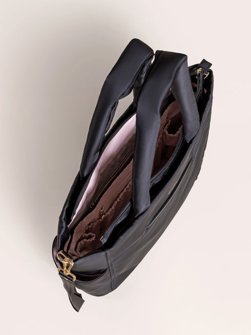 utility-strap-tote-black jujube bags at sophiasstyle.com